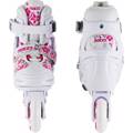 ROCES Compy 8.0 Girl Afxomeioumena Patinia - Lefko/Bioleti