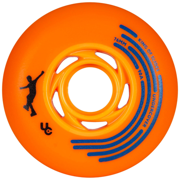 UNDERCOVER 76mm/90Α king of slides wheels 4pcs. - Orange