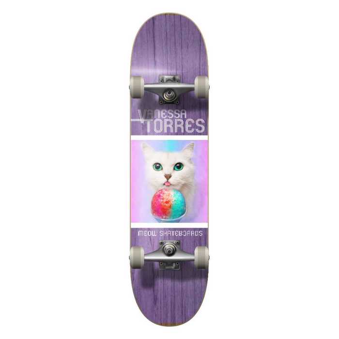 MEOW Vanessa Torres furreal complete skateboard 7.75'' - Multi