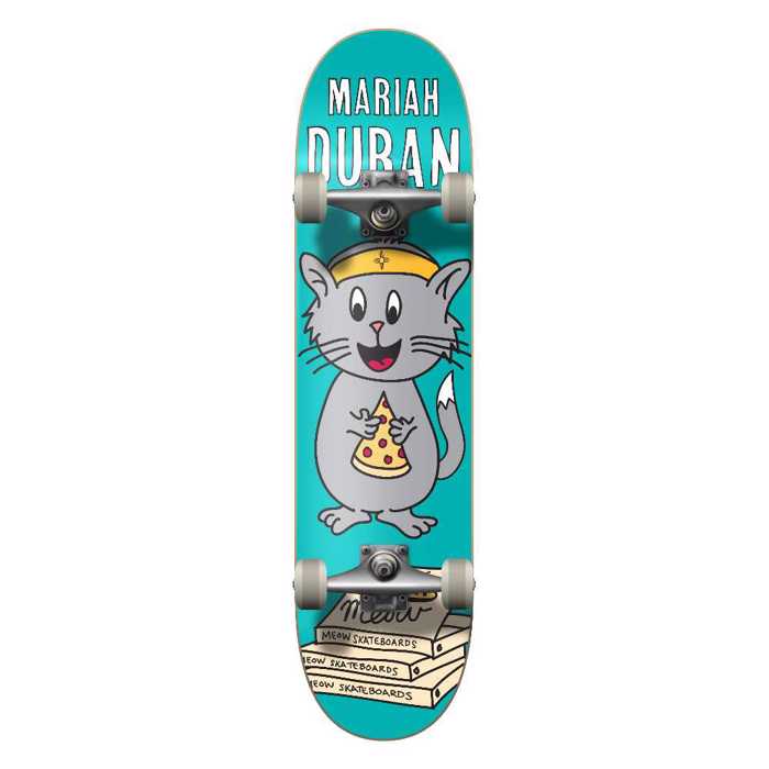 MEOW Mariah Duran Whiskers Complete Skateboard 8' - Multi