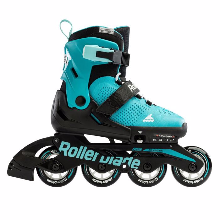 ROLLERBLADE Microblade Afxomeioumena Patinia - Black/Aqua