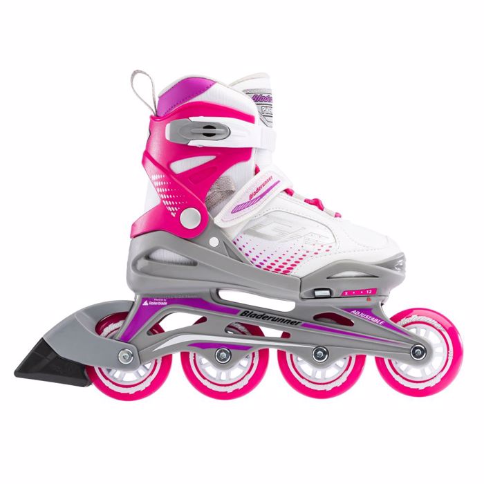 BLADE RUNNER Phoenix G Skates - White/Fuchsia BLADE RUNNER Phoenix G Patinia - Lefko/Fouxia
