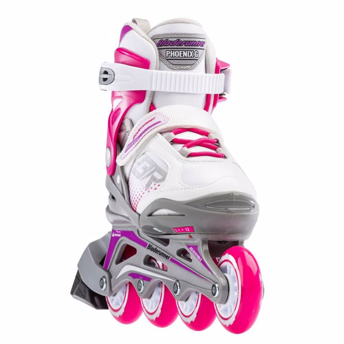 BLADE RUNNER Phoenix G Skates - White/Fuchsia BLADE RUNNER Phoenix G Patinia - Lefko/Fouxia