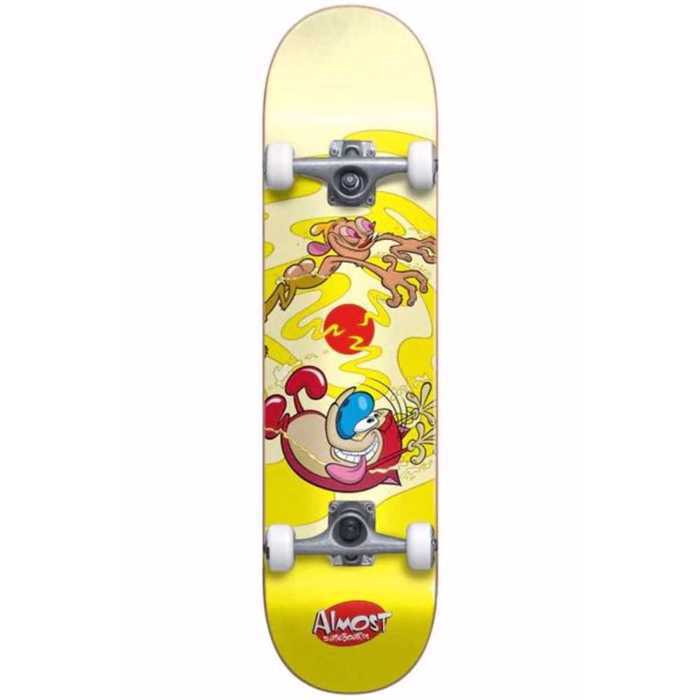 ALMOST Ren & Stimpy Drain FP Complete Skateboard 8.0'' - Kitrino