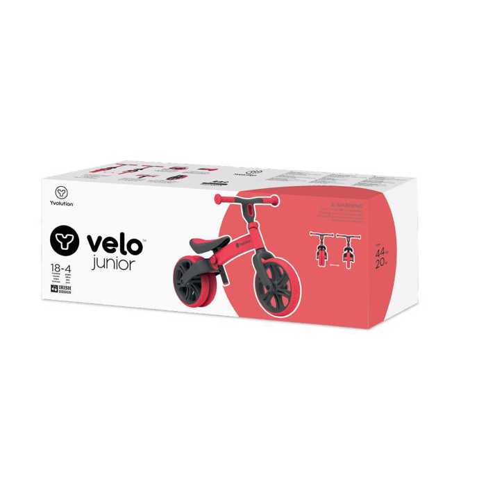 YVOLUTION Velo Junior New Balance Bike - Red YVOLUTION Velo Junior New Podilato Isorropias - Kokkino