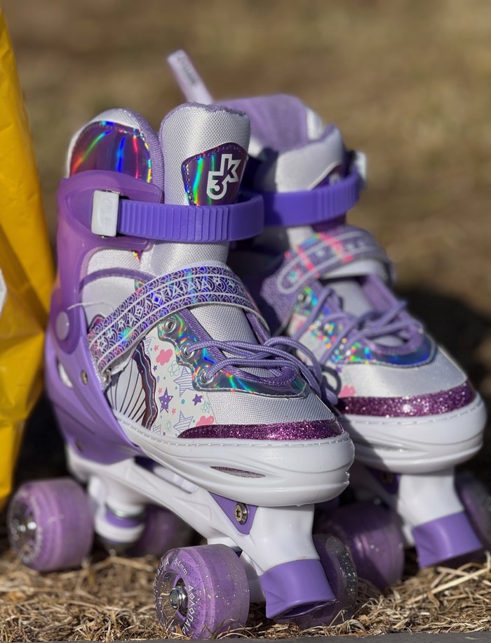 ATHLOPAIDIA adjustable roller skates - Light Purple AThLOPAIDIA afxomeioumena roller skates - Lila