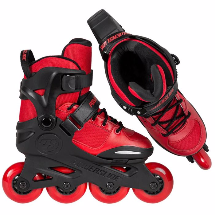 POWERSLIDE Rocket Red adj. Inline Skates - Black/Red POWERSLIDE Rocket Red adj. Patinia - Mavro/Kokkino