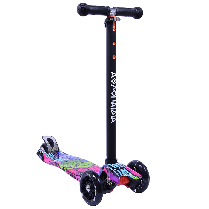 ATHLOPAIDIA Scooter with 3 Led Wheels, #13 AThLOPAIDIA Patini (Scooter) 3troxo, me Fotizomena Rodakia, #13
