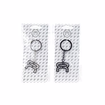 FR fr logo Mπρελόκ - Ασημί