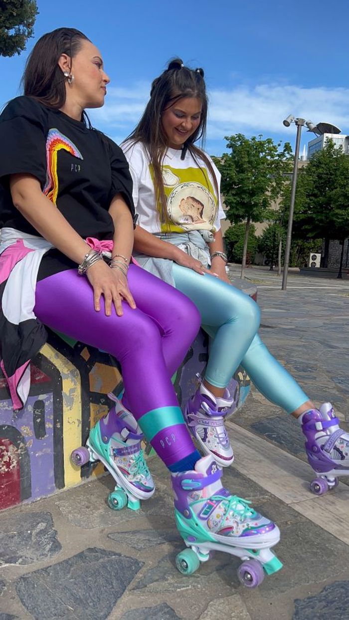 ATHLOPAIDIA adjustable roller skates - Light Purple AThLOPAIDIA afxomeioumena roller skates - Lila
