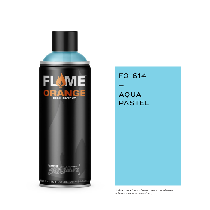 Spray Flame Orange 400ml Aqua pastel