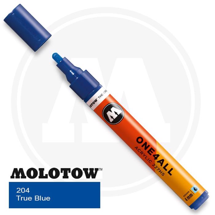 Markadoros Akrulikos Molotow One4All, 4xil., 204 True blue