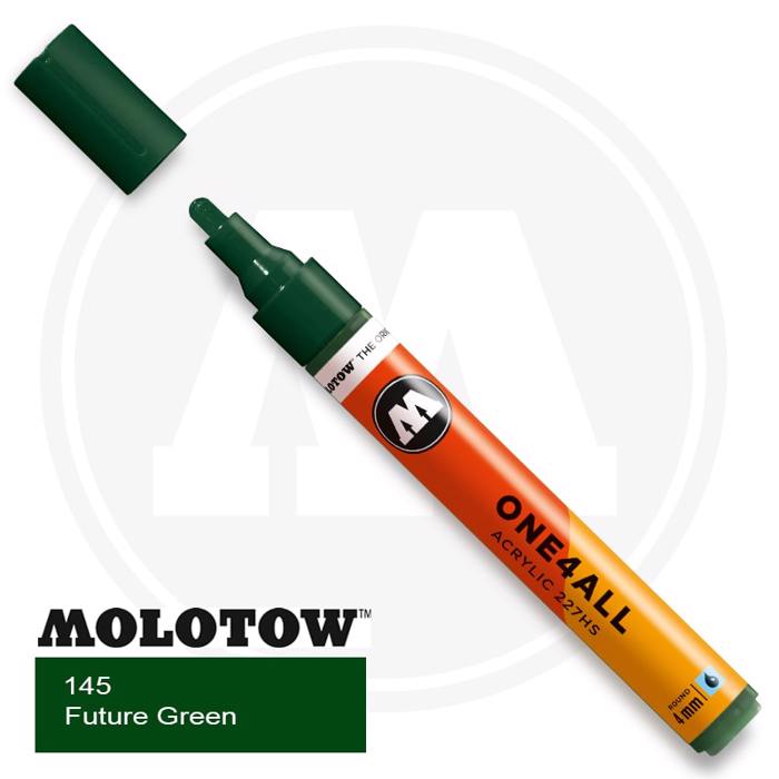 Markadoros Akrulikos Molotow One4All, 4xil., 145 Future Green