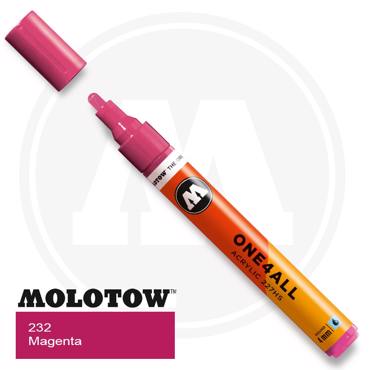 Μαρκαδόρος Ακρυλικός Molotow One4All, 4χιλ., 232 Magenta