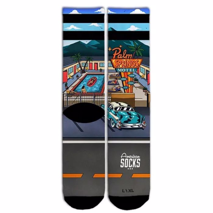 AMERICAN SOCKS Signature Palm Springs Motel Kaltses - Mid High