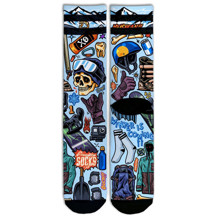 AMERICAN SOCKS Signature Snow Ripper Kaltses - Mid High