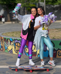 AThLOPAIDIA afxomeioumena roller skates - Lila