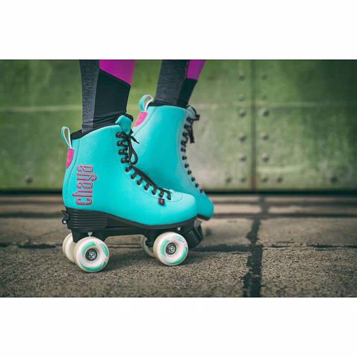 CHAYA Bliss Turquoise Adjustable Kids Quad Skates CHAYA Bliss Turquoise Afxomeioumena Quad Patinia