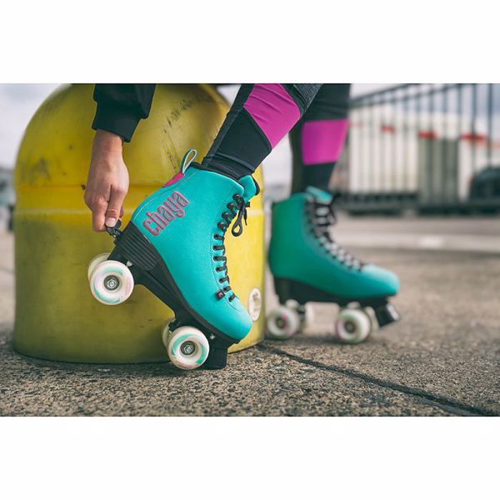 CHAYA Bliss Turquoise Adjustable Kids Quad Skates CHAYA Bliss Turquoise Afxomeioumena Quad Patinia