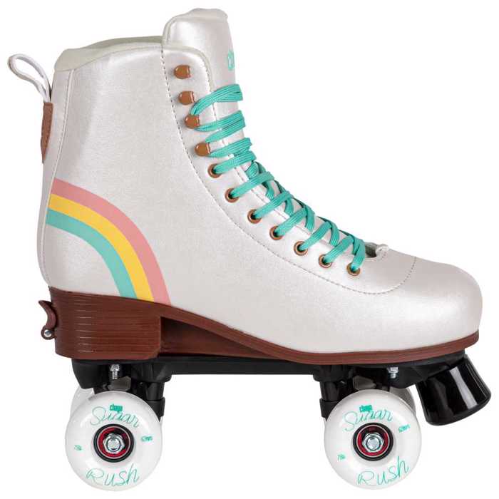 CHAYA Bliss Vanilla Adjustable Quad Roller Skates - White CHAYA Bliss Vanilla Afxomeioumena Quad Patinia - Lefko