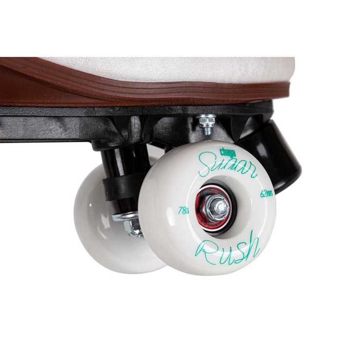 CHAYA Bliss Vanilla Adjustable Quad Roller Skates - White CHAYA Bliss Vanilla Afxomeioumena Quad Patinia - Lefko