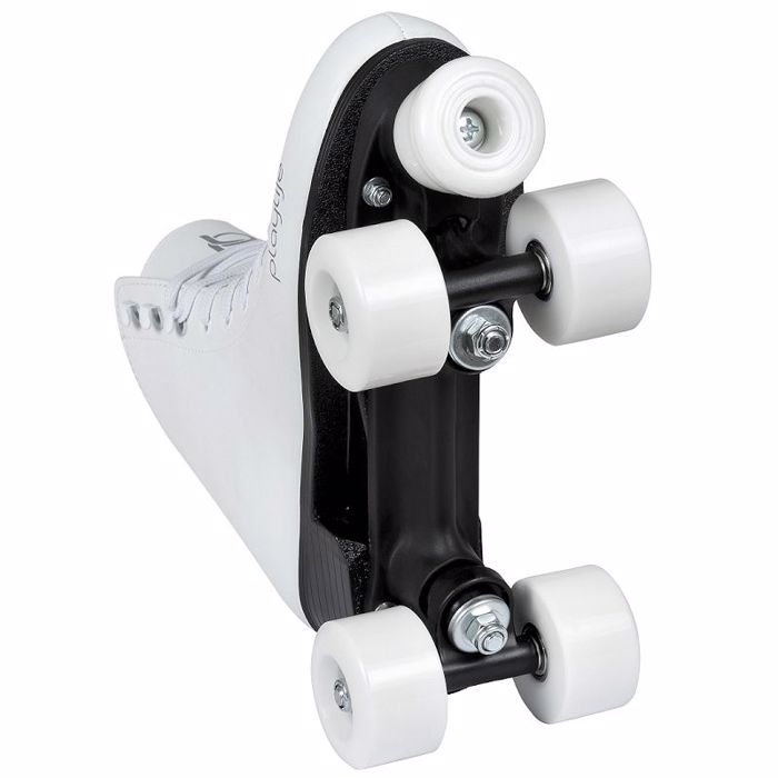 PLAYLIFE Classic White Adjustable Roller Skates PLAYLIFE Classic White Afxomeioumena Roller Skates