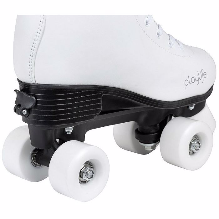 PLAYLIFE Classic White Adjustable Roller Skates PLAYLIFE Classic White Afxomeioumena Roller Skates
