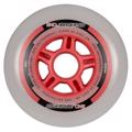 Powerslide Set Rodakia me Rouleman & Spacer - Kokkino