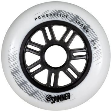 POWERSLIDE 100mm/88Α Spinner Wheels - White