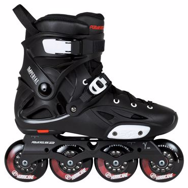 POWERSLIDE Imperial One 80 Black Crimson In-line Skates POWERSLIDE Imperial One 80 Black Crimson In-line Skates