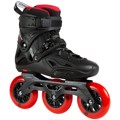 POWERSLIDE Imperial Black Red 110 Inline Skates - Mavro/Kokkino