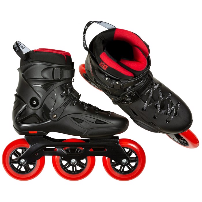 POWERSLIDE Imperial Black Red 110 Inline Skates - Mavro/Kokkino