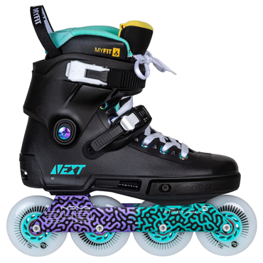 POWERSLIDE Next Multicolor 80 Inline Skates - Black