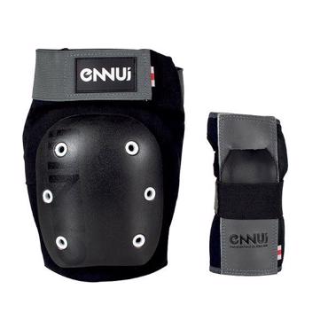 ENNUI Street Dual Set Knee & Wrist Guards - Black