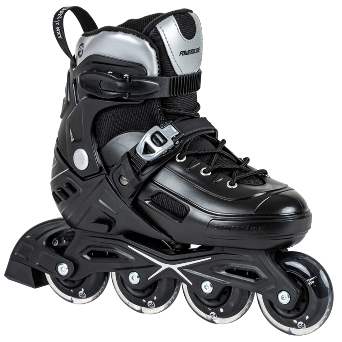 POWERSLIDE Khaan Junior NXT Black Patinia Afxomeioumena - Mavro/Asimi