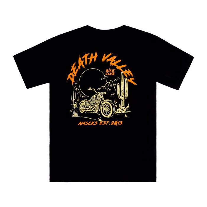 AMERICAN SOCKS Death Valley Tee Black - Tshirt