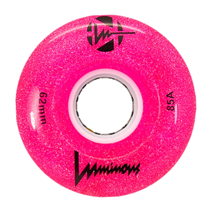 LUMINOUS 62mm/85A Rodakia Led - Glitter Pink (4ada)