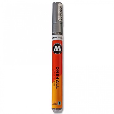 Μαρκαδόρος Ακρυλικός Molotow One4All, 2χιλ., Metallic Silver