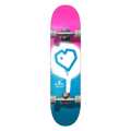 BLUEPRINT Spray Heart Complete Skateboard 7.75'' - Ble/Roz