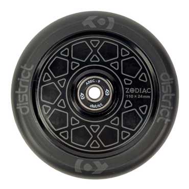 Wheel District Zodiac 110mm, Black Wheel District Zodiac 110mm, Black