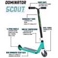 Dominator Scout Patini (Scooter) -  Kokkino/Lefko