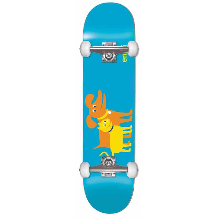 ENJOI Cat & Dog Yth FP Complete Skateboard 7' - Ble