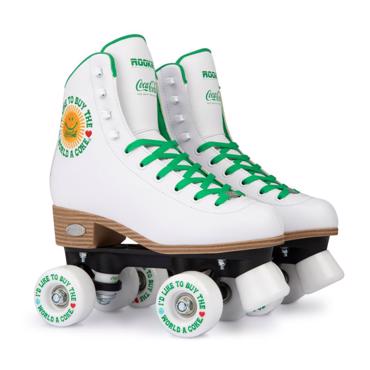 ROOKIE Coca-Cola Sunshine Quad Roller Skates - White