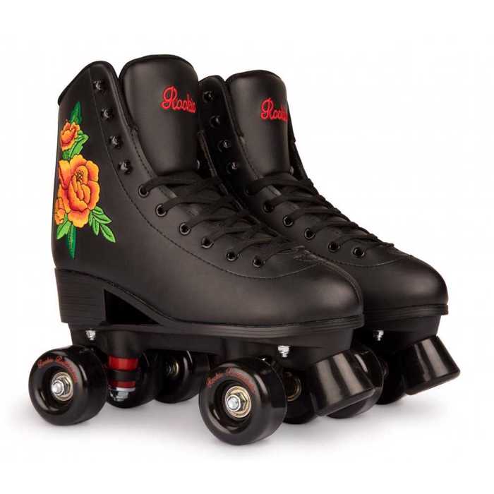 ROOKIE Rosa Black Quad Roller Skates ROOKIE Rosa Black Quad Patinia
