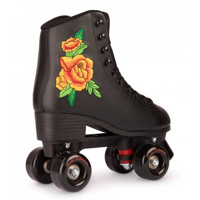 ROOKIE Rosa Black Quad Roller Skates ROOKIE Rosa Black Quad Patinia