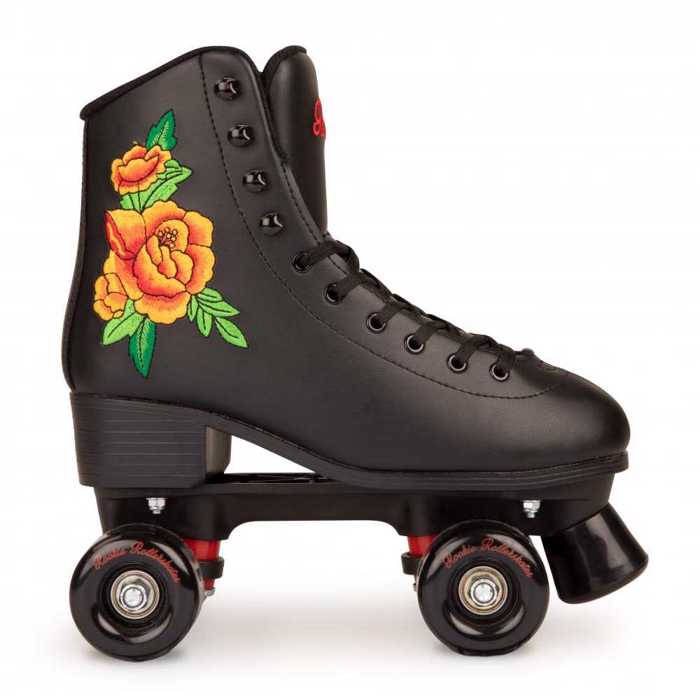 ROOKIE Rosa Black Quad Roller Skates ROOKIE Rosa Black Quad Patinia