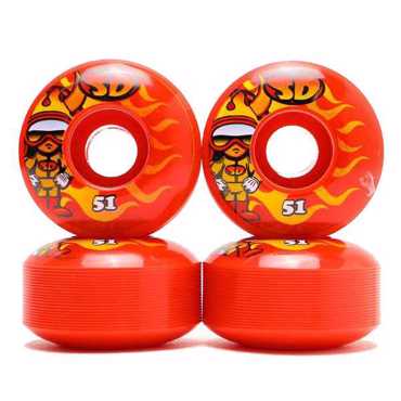 SPEED DEMONS Hot Shot 51mm Wheels - Orange SPEED DEMONS Hot Shot 51mm Wheels - Orange