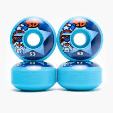 SPEED DEMONS Hot Shot 53mm Wheels - Aqua SPEED DEMONS Hot Shot 53mm Wheels - Aqua