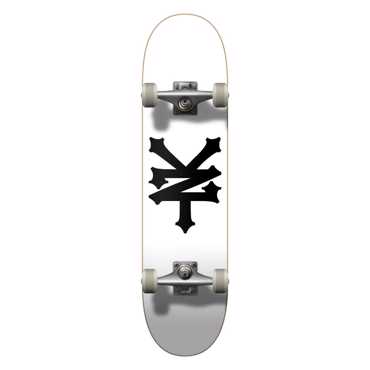 ZOO YORK OG 95 Crackerjack Complete Skateboard 8'' - White/Black