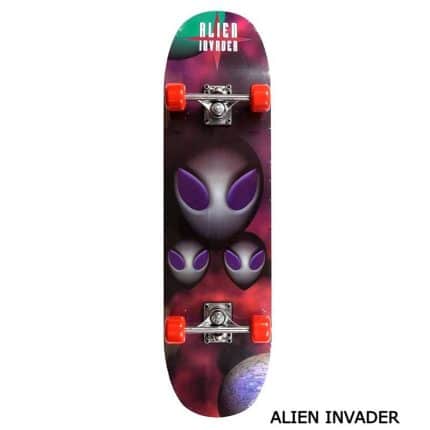 3k τροχοσανίδα πλήρης στενή alien invader.